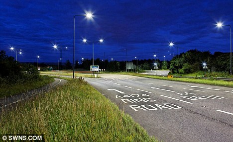 Stmívatelné pouliční osvětlení nainstalované ve městě Bath
