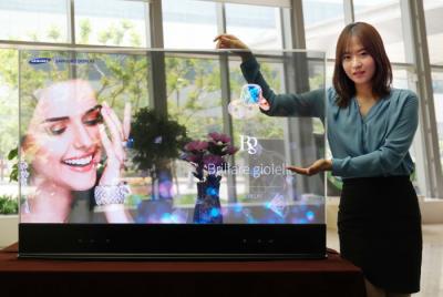 Samsung Display uvedl 55 palcový průhledný a zrcadlový OLED panel